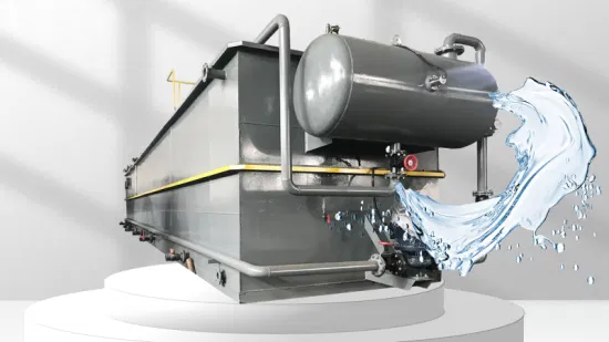 Máquinas de tratamento de água de estação de tratamento de esgoto máquina de flotação de ar dissolvido