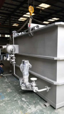 Máquina de tanque de flutuação de ar dissolvida de sedimentação do sistema de purificação de água de águas residuais